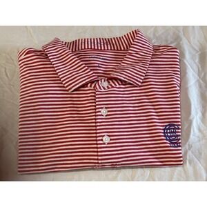 B Draddy USA Bloomfield Hills Country Club Detroit Peruvian Cotton Golf Polo L